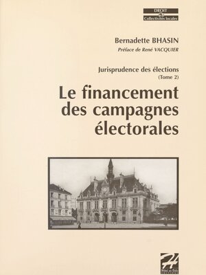 cover image of Jurisprudence des élections (2)